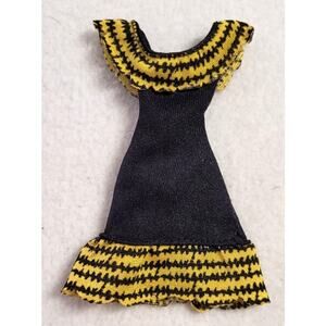 Mattel Monster High Create-A-Monster Cat & Witch Black Yellow Replacement Dress